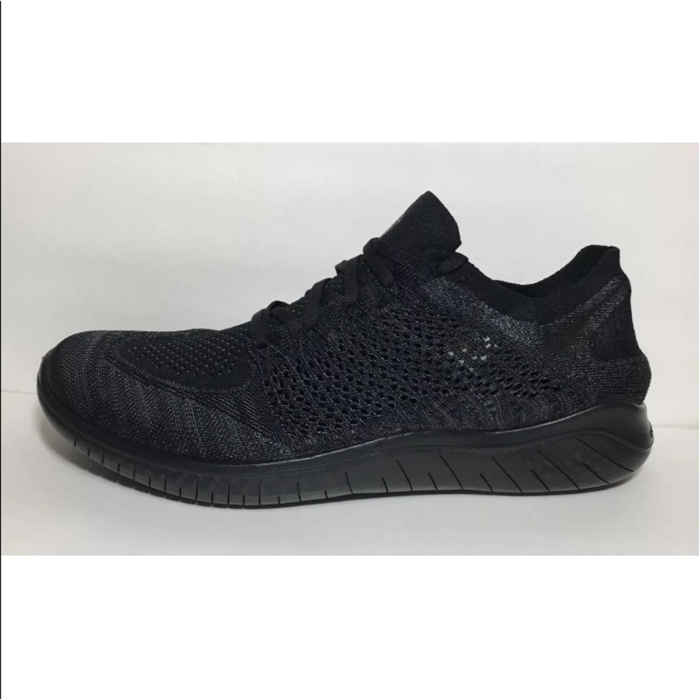 Nike Free RN 2019 ID Running Shoes - Mens Size 13 - AT4153-991 - Black & Gray